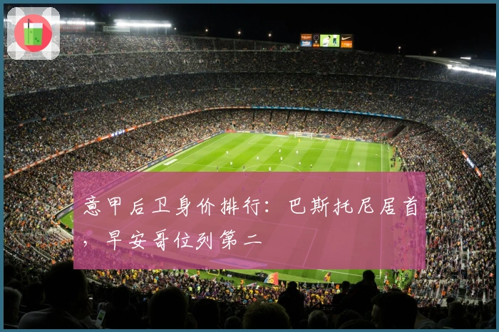 意甲后卫身价排行：巴斯托尼居首，早安哥位列第二